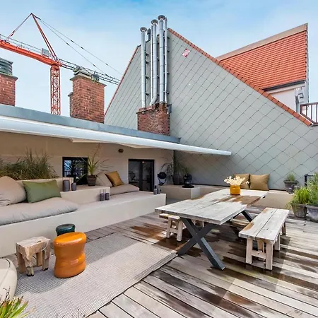 The Rooftop Suite Luxueuze Bohemian Penthouse Nieuwpoort Exterior photo